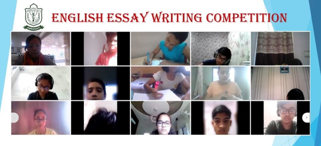 report writing on essay competition